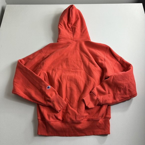 CHAMPION Vintage Reverse Weave Hoodie Sweater Sweatshirt‎ M Pullover Heavy Thick - Picture 2 of 10